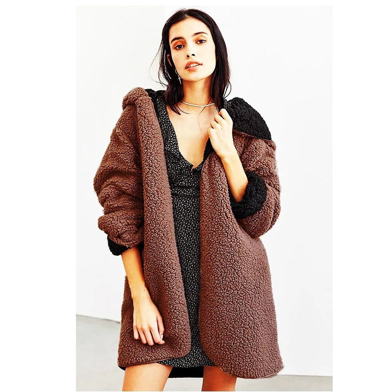 Parka in pelliccia per l’inverno
