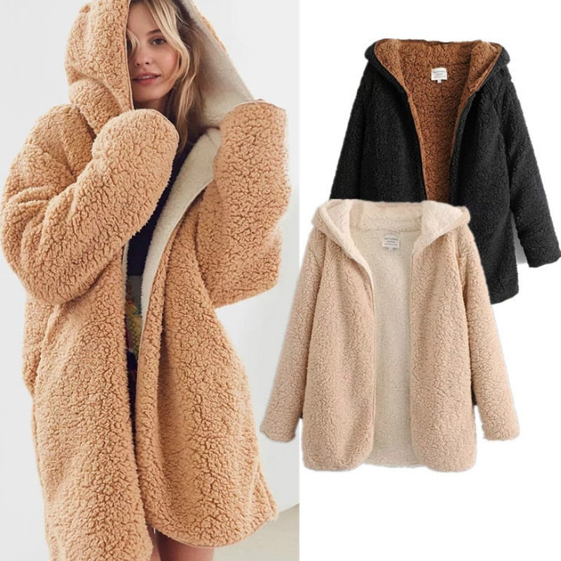 Parka in pelliccia per l’inverno